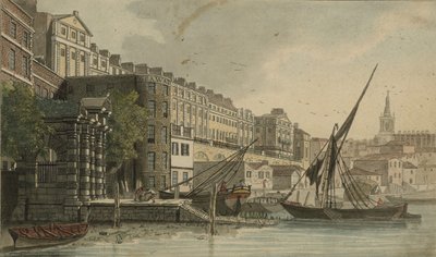 Water Gate, York Buildings, London by Daniel Turner